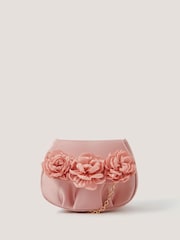 Monsoon Pink Corsage Satin Bag - Image 1 of 2