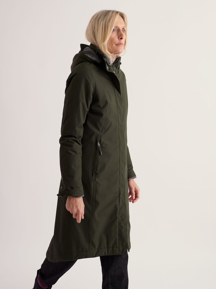 Seasalt Cornwall Green Tall Janelle Raincoat - Image 2 of 5 Seasalt Cornwall Green Tall Janelle Raincoat - Image 2 of 5