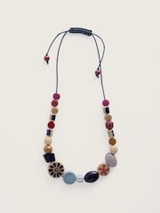 Seasalt Cornwall Blue Budburst Necklace - Image 1 of 4