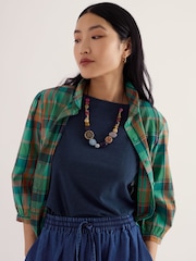 Seasalt Cornwall Blue Budburst Necklace - Image 2 of 4