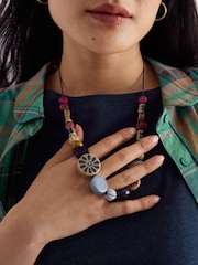 Seasalt Cornwall Blue Budburst Necklace - Image 3 of 4