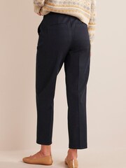 Boden Blue Bi-Stretch Tapered Trousers - Image 2 of 6