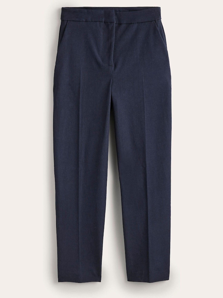 Boden Blue Bi-Stretch Tapered Trousers - Image 6 of 6 Boden Blue Bi-Stretch Tapered Trousers - Image 6 of 6