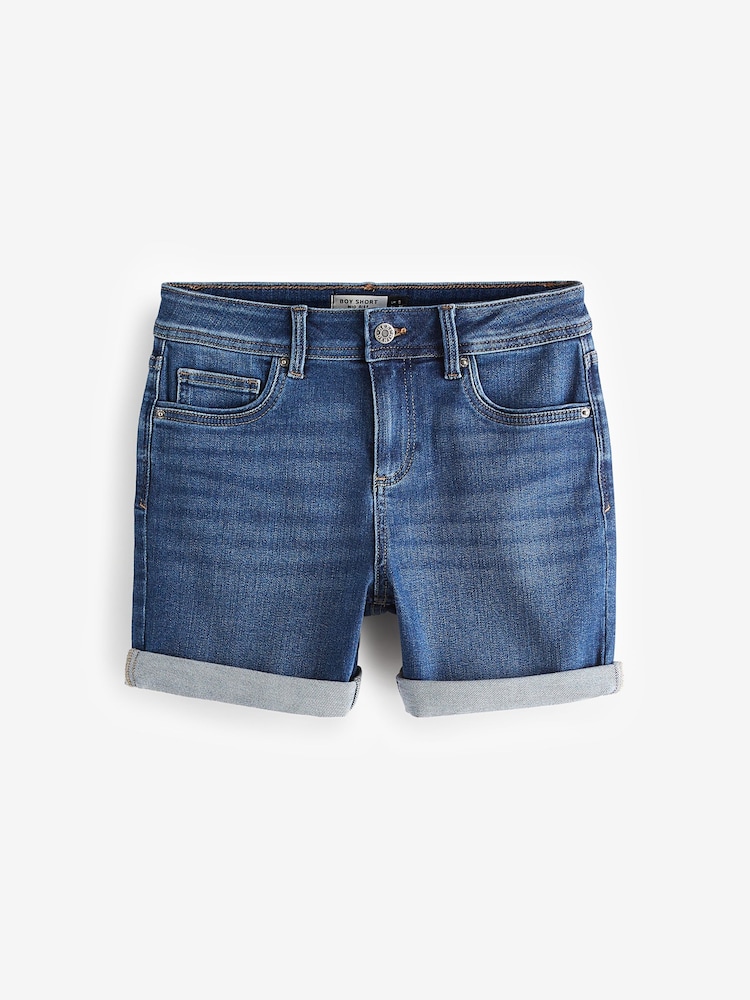 Buy Mid Blue Denim Denim Boy Short from the Next UK online shop