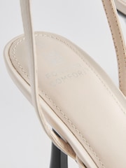Bone White Forever Comfort® Real Feather Heel Sandals - Image 5 of 5
