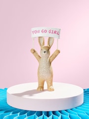 Pearl White You Got This You Go Girl Rosie The Rabbit Ornament - Image 2 of 5