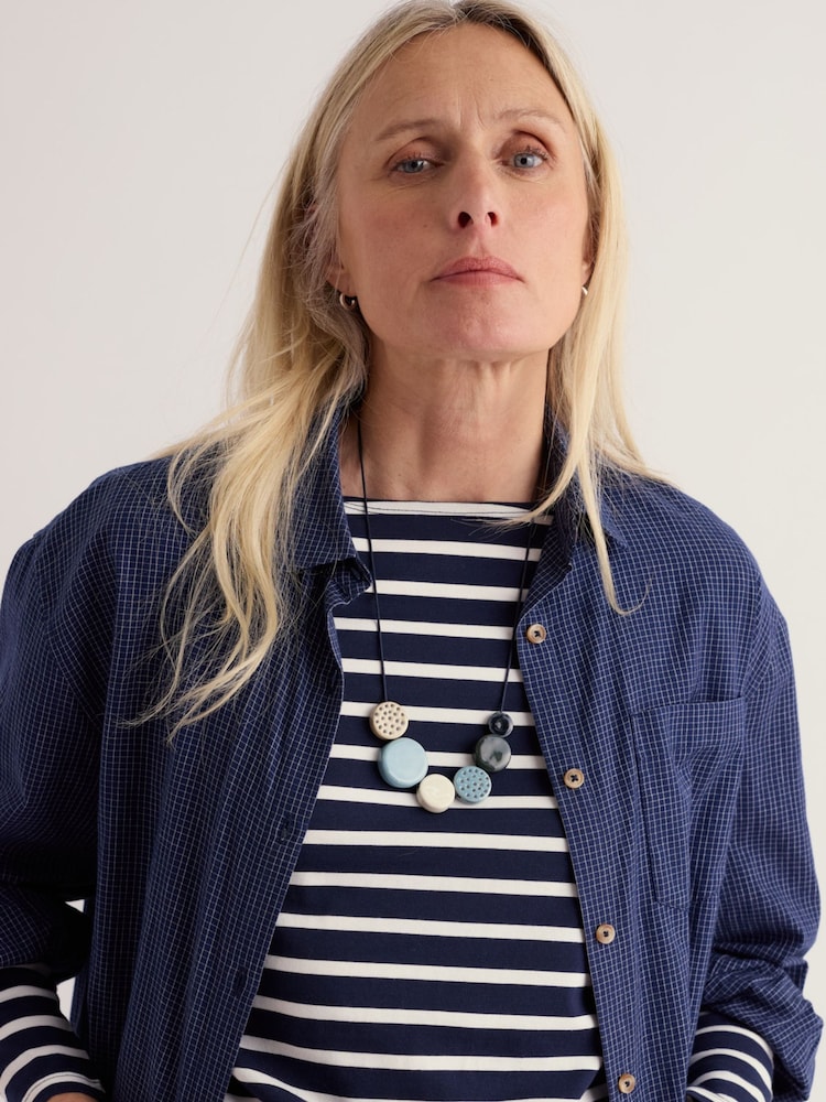 Seasalt Cornwall Blue Trevessa Necklace - Image 3 of 3 Seasalt Cornwall Blue Trevessa Necklace - Image 3 of 3