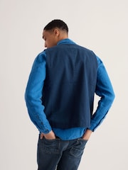 Seasalt Cornwall Blue Tollgate Waistcoat - Image 3 of 5