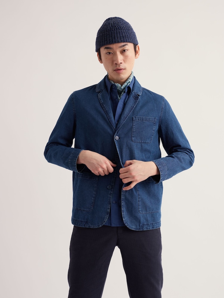 Seasalt Cornwall Men's Tollgate Denim Jacket - Bild 2 von 5 Seasalt Cornwall Men's Tollgate Denim Jacket - Bild 2 von 5