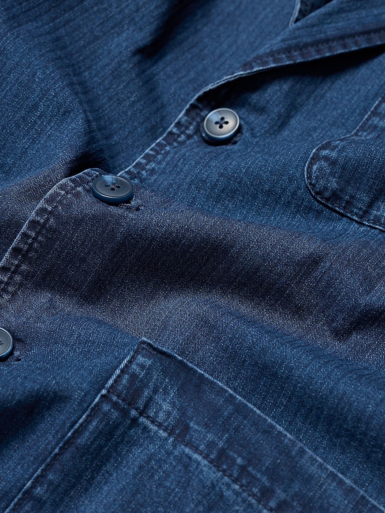Seasalt Cornwall Men's Tollgate Denim Jacket - Bild 5 von 5 Seasalt Cornwall Men's Tollgate Denim Jacket - Bild 5 von 5