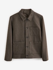 Brown Smart Check Shacket - Image 11 of 16