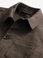 Brown Smart Check Shacket - Image 14 of 16