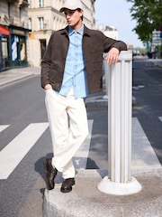 Brown Smart Check Shacket - Image 6 of 16