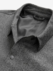 Grey Smart Textured Shacket - Image 14 of 15