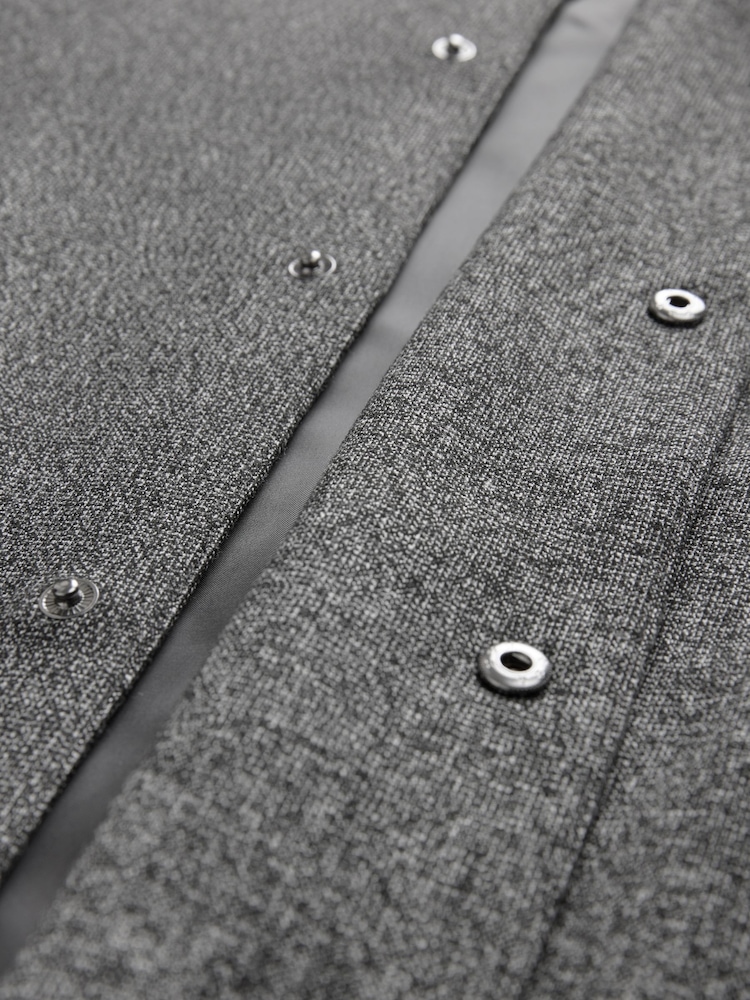 Grey Smart Textured Shacket - Image 15 of 15