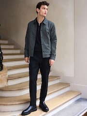 Grey Smart Textured Shacket - Image 2 of 15