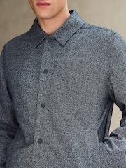 Grey Smart Textured Shacket - Image 9 of 15