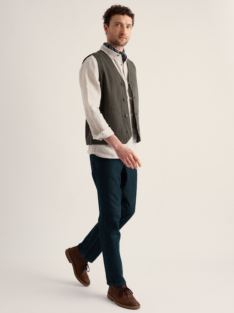 Seasalt Cornwall Green Tollgate Waistcoat - Image 2 of 5