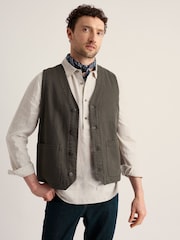 Seasalt Cornwall Green Tollgate Waistcoat - Image 3 of 5