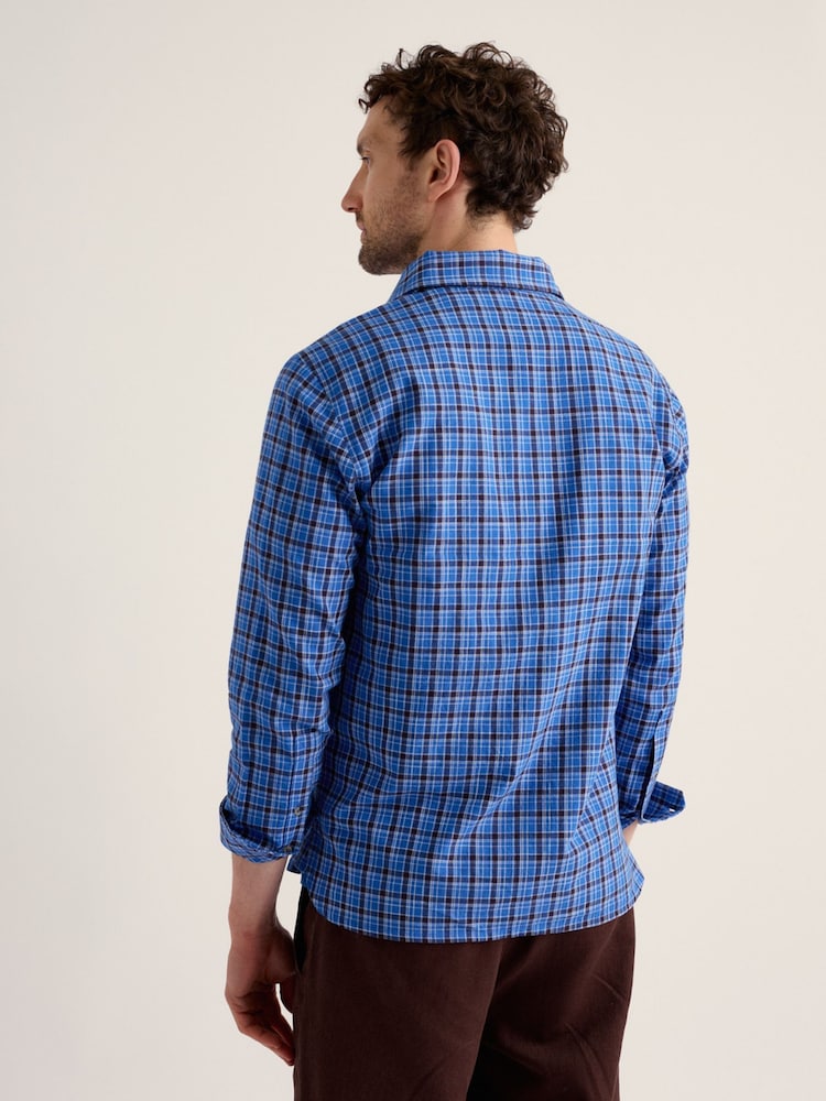 Seasalt Cornwall Blue Banyan Shirt - Image 2 of 5 Seasalt Cornwall Blue Banyan Shirt - Image 2 of 5