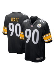 Nike Black NFL Pittsburgh Steelers Home Game Jersey - T.J. Watt Youth - Image 1 of 3