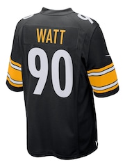 Nike Black NFL Pittsburgh Steelers Home Game Jersey - T.J. Watt Youth - Image 3 of 3