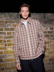 Neutral EDIT Boucle Check Jacket - Image 1 of 12