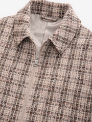 Neutral EDIT Boucle Check Jacket - Image 10 of 12