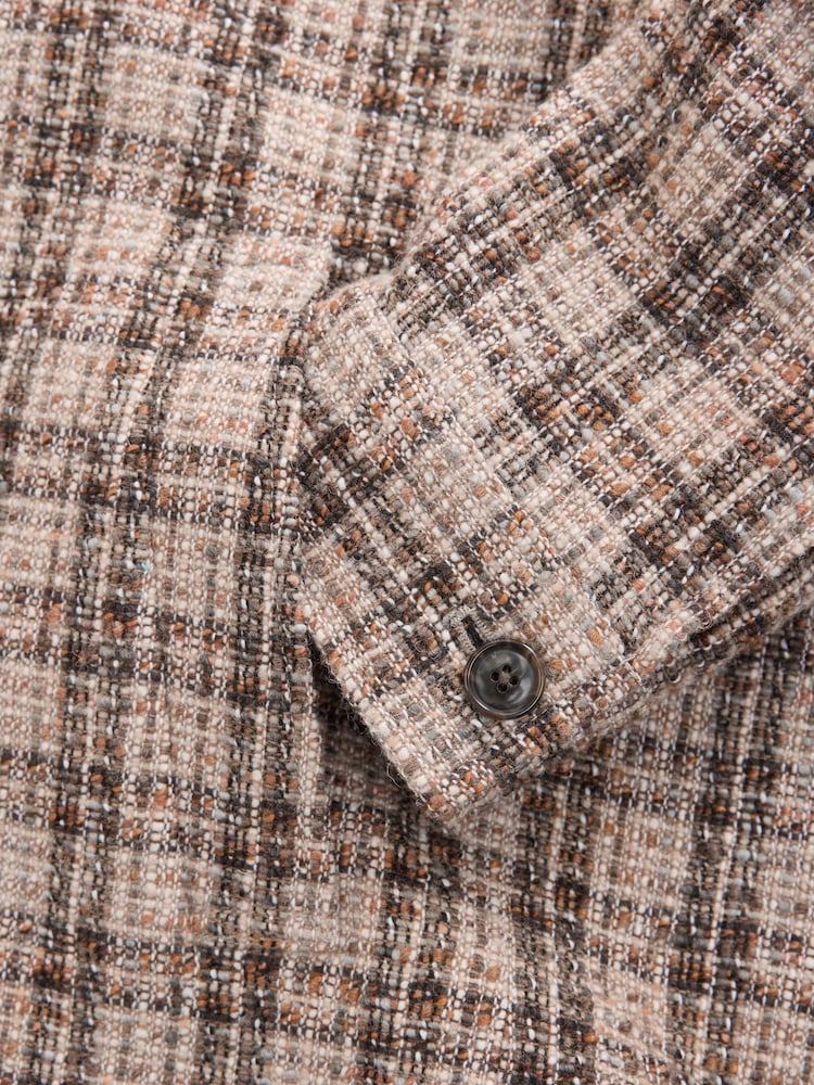 Neutral EDIT Boucle Check Jacket - Image 12 of 12