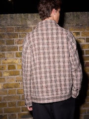 Neutral EDIT Boucle Check Jacket - Image 4 of 12