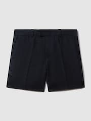 Reiss Kin Slim Fit Linen Adjustable Shorts - Image 2 of 4