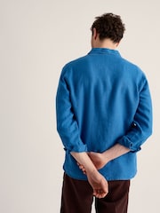 Bleu - Chemise en lin Seasalt Cornwall Conservator 100% - Image 3 sur 5