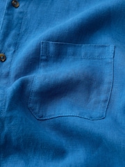 Bleu - Chemise en lin Seasalt Cornwall Conservator 100% - Image 5 sur 5