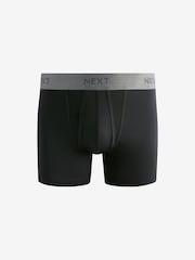 Black Bright Metallic Waistband Motionflex A-Fronts Boxers 4 Pack - Image 2 of 7