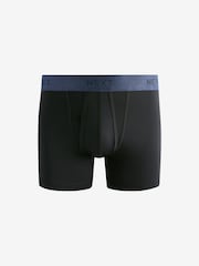 Black Bright Metallic Waistband Motionflex A-Fronts Boxers 4 Pack - Image 5 of 7