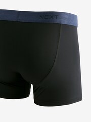 Black Bright Metallic Waistband Motionflex A-Fronts Boxers 4 Pack - Image 6 of 7