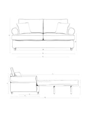 Willow & Hall Oat Natural Buttermere Sofa Bed - Image 3 of 5