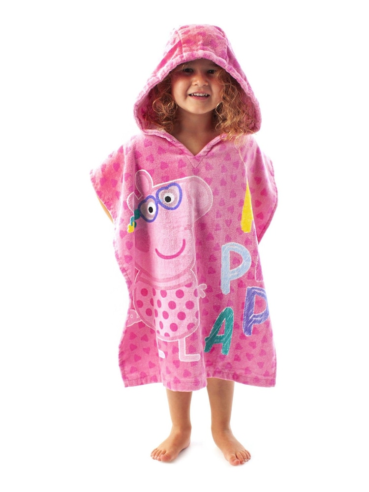Conjunto de maiô e poncho de toalha Vanilla Underground Girls Peppa Pig. - Imagem 5 de 5