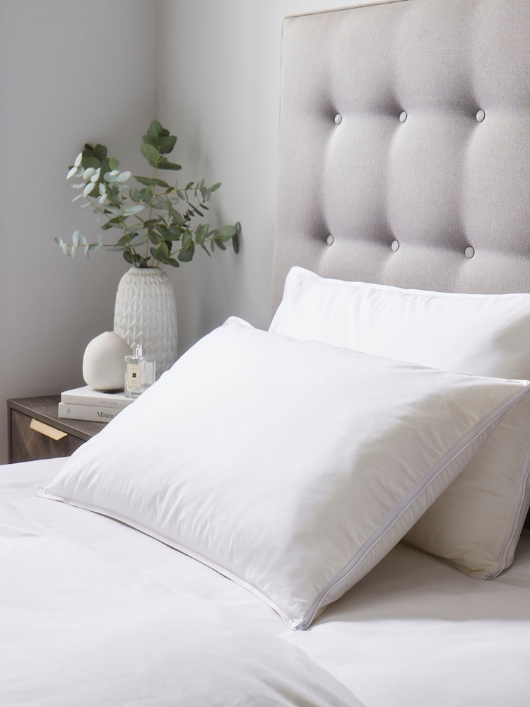 Fine Bedding Company Dual Support Memory Foam 100% Cotton Pillow - Image 1 of 3