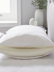 Fine Bedding Company Dual Support Memory Foam 100% Cotton Pillow - Image 2 of 3