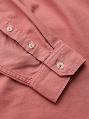 Seasalt Cornwall Pink Jenken Garment Dyed Oxford Shirt - Image 5 of 5