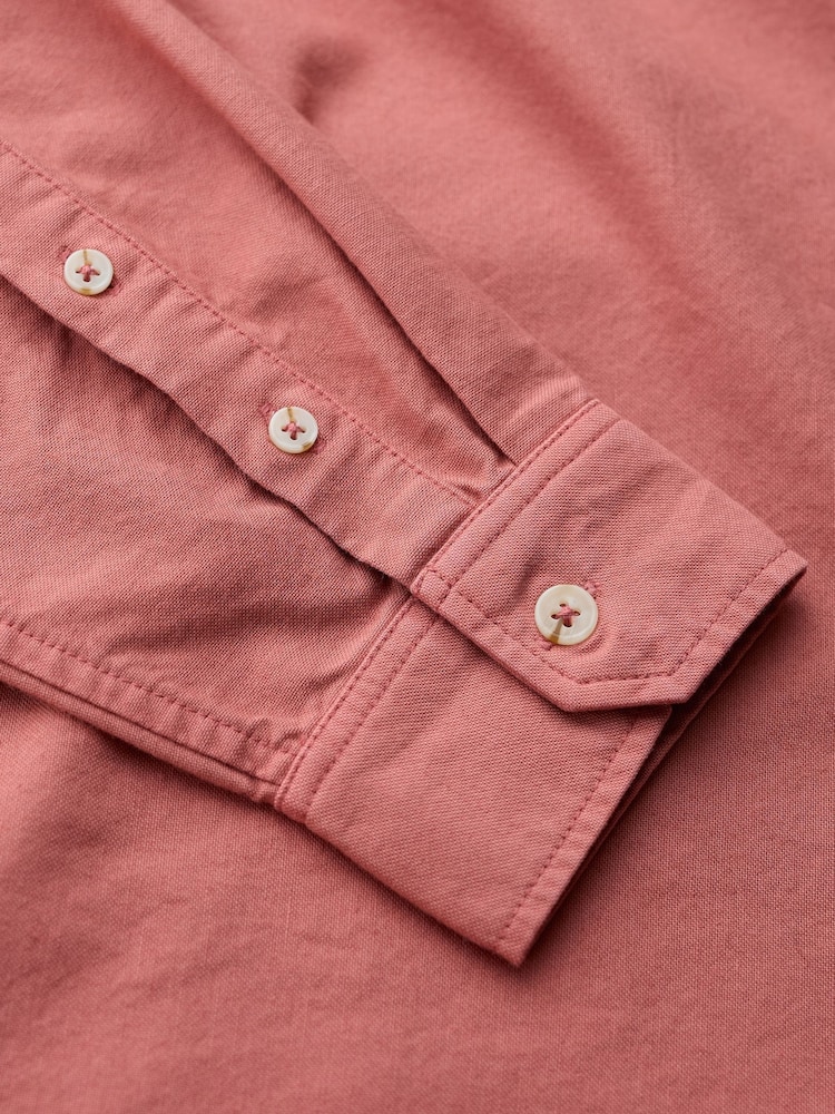 Seasalt Cornwall Pink Jenken Garment Dyed Oxford Shirt - Image 5 of 5 Seasalt Cornwall Pink Jenken Garment Dyed Oxford Shirt - Image 5 of 5