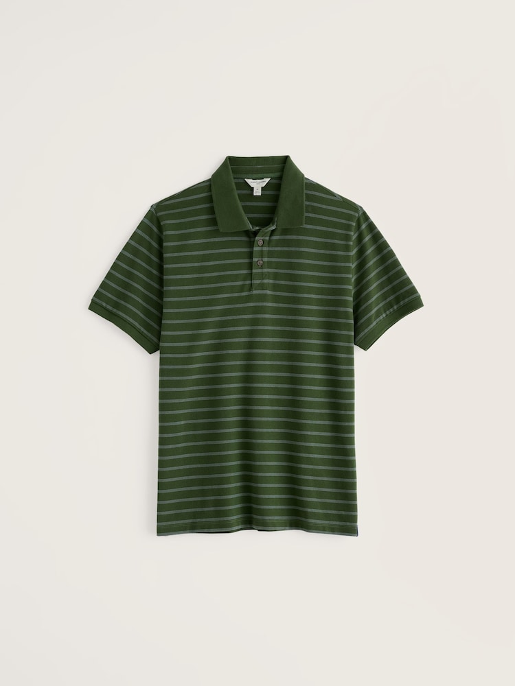 vert foncé - Polo Rayure Seasalt Cornwall Balefire - Image 1 sur 5