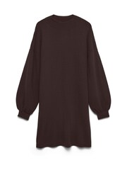 VERO MODA Brown Puff Sleeve Jumper Dress - Image 1 of 1