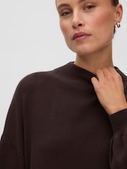 Brun - Vero Moda Puffärm Jumper Klänning - Bild 2 av 5