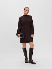 Brun - Vero Moda Puffärm Jumper Klänning - Bild 3 av 5