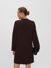 Brun - Vero Moda Puffärm Jumper Klänning - Bild 4 av 5