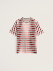 Rosso - Seasalt Cornwall Seven Seas Sailor T Shirt - Immagine 1 di 5