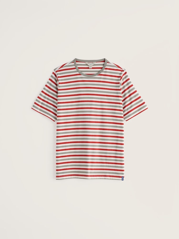 Rosso - Seasalt Cornwall Seven Seas Sailor T Shirt - Immagine 1 di 5