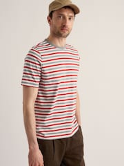 Rosso - Seasalt Cornwall Seven Seas Sailor T Shirt - Immagine 3 di 5